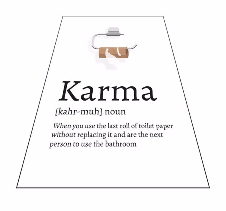 Lauseke vinyylimatto karma määritelmä - Tenstickers