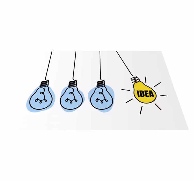 Lauseke vinyylimatto valoisat ideat - Tenstickers
