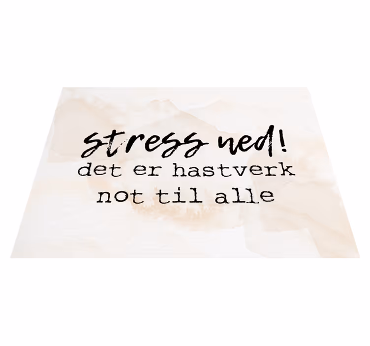 Norjalainenlausekevinyylimattoriittävästressivapaus - Tenstickers