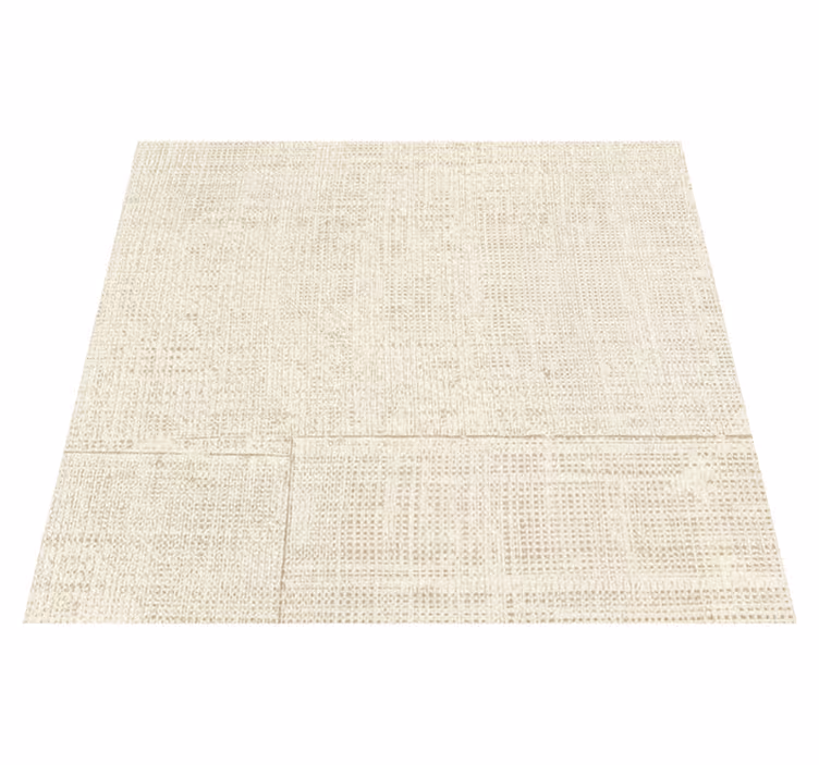 Beige raffia tekstuuri vinyylimatto - Tenstickers