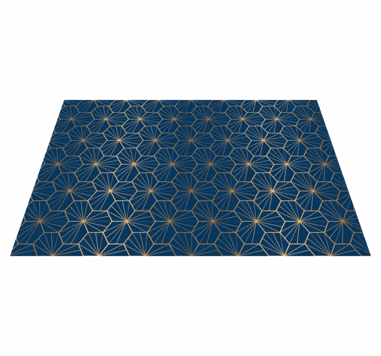 Tyylikäs geometrinen vinyylimatto - Tenstickers