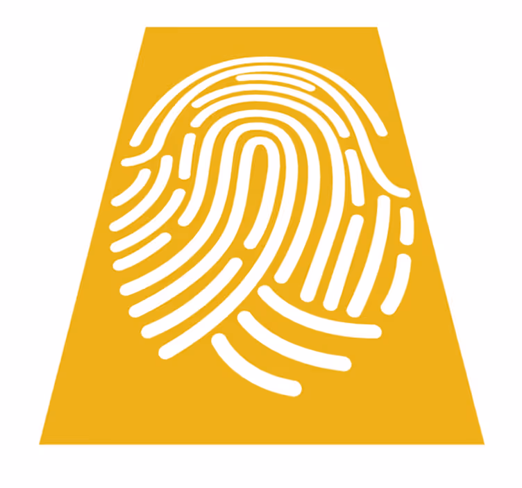 Sormenjälki abstrakti taide geometrinen vinyylimatto - Tenstickers