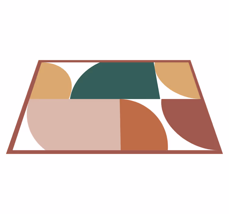 Abstrakti kuvio geometrinen vinyylimatto - Tenstickers