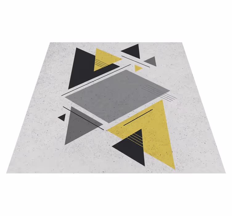Pohjoismaiset kolmiot geometrinen vinyylimatto - Tenstickers