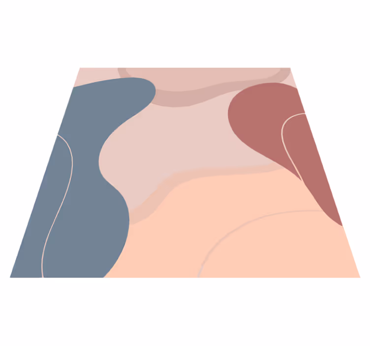 Geometrinen vinyylimatto pehmeät seinätaidevärit - Tenstickers