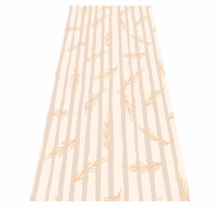 Elegant beige käytävän vinyylimatto - Tenstickers