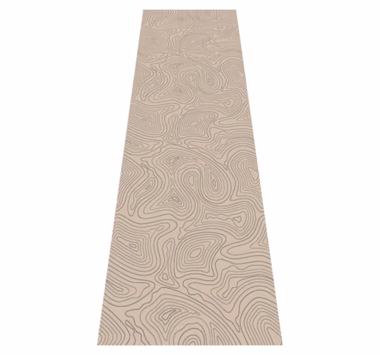 Beige topografinen vinyylimatto - Tenstickers