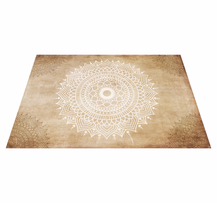Beige vinyylimatto vanhan paperin tekstuurilla - Tenstickers