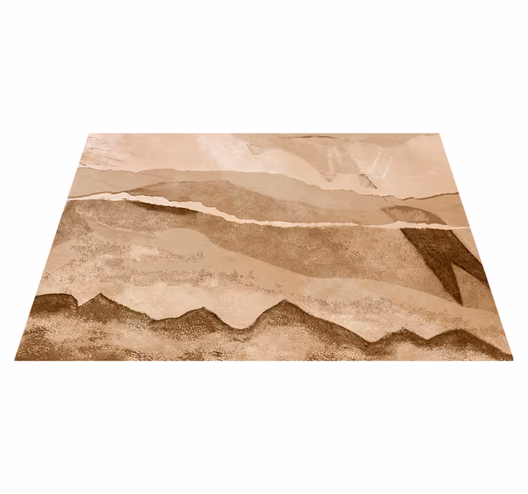 Beige vinyylimatto paperisuikaleet - Tenstickers