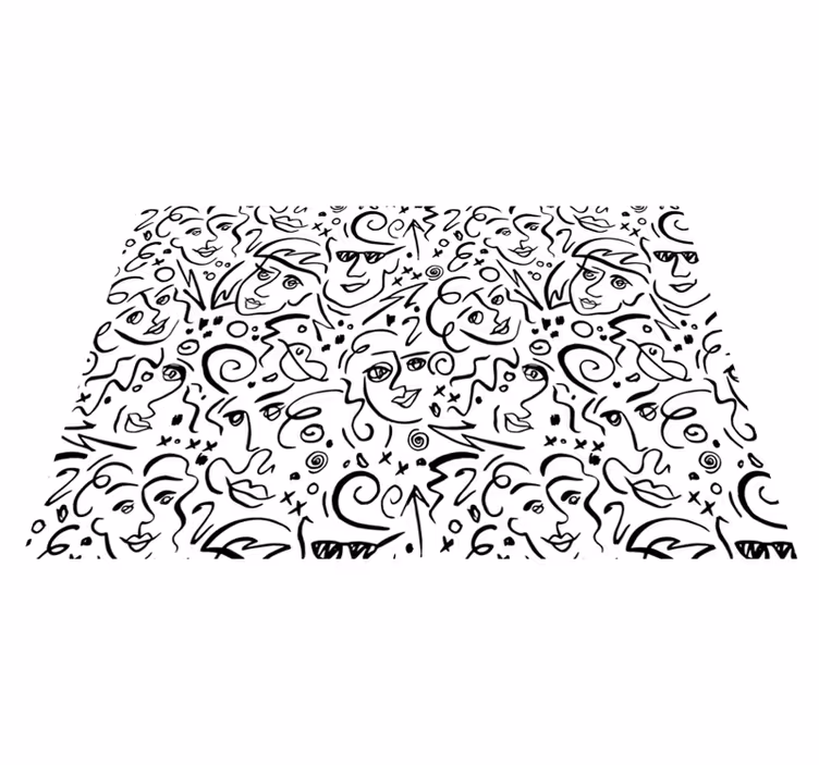Musta vinyylimatto graffititaiteella - Tenstickers