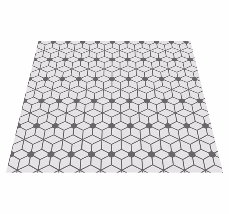 Parvekkeen vinyylimatto harmaa mosaiikki - Tenstickers