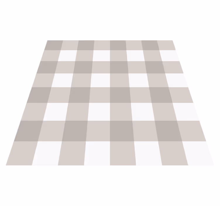 Beige ja valkoinen kuosi parvekkeen vinyylimatto - Tenstickers