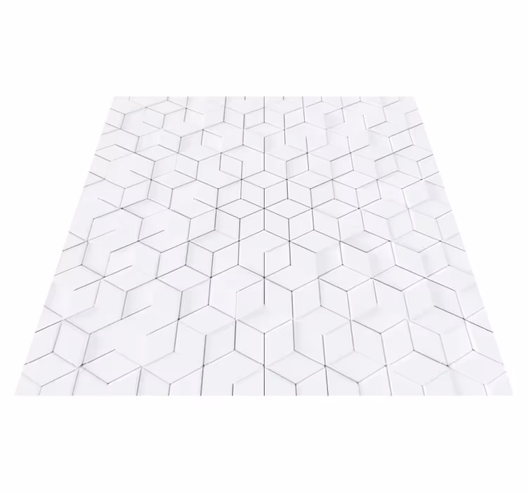 Geometrisesti kuvioitu pinta vinyylimatto geometrinen - Tenstickers