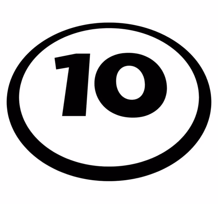 Kilpa-auton numero henkilökohtainen vinyyli matto - Tenstickers