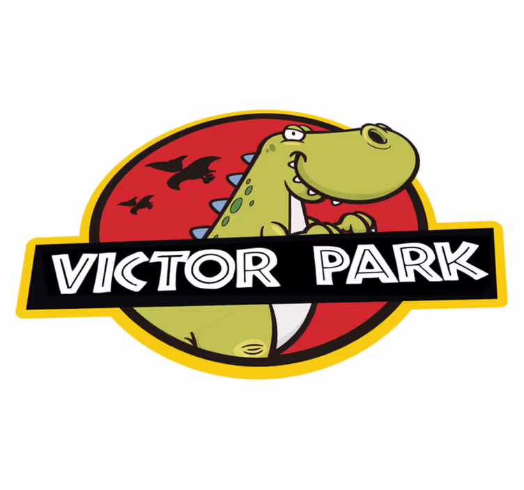 Henkilökohtainen jurassic park kids vinyylimatto - Tenstickers
