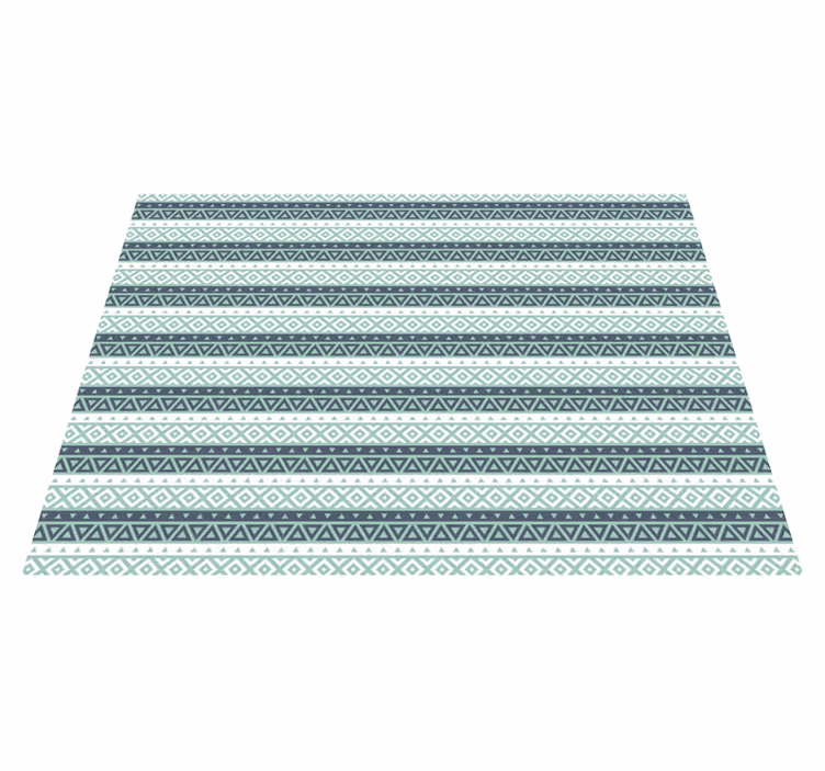 Geometrinen kuvio kotiin olohuone vinyylimatto - Tenstickers