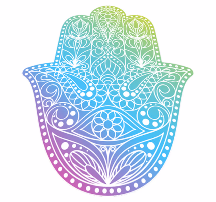 Fatima mandala vinyylimatot - Tenstickers