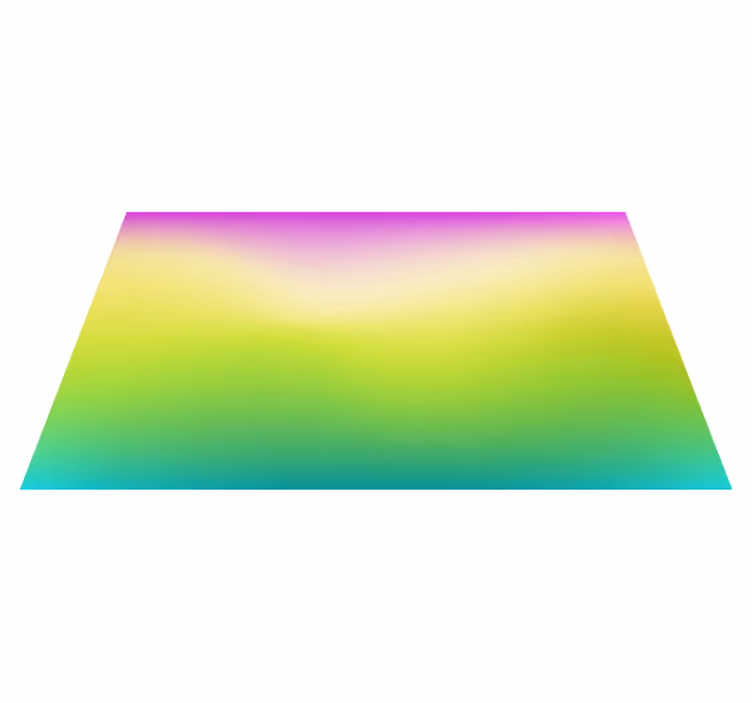 Upea fluoresoiva värillinen moderni vinyylimatto - Tenstickers