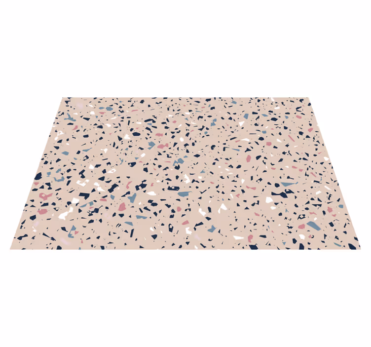 Upea terrazzo -kuvioinen kivivinyylimatto - Tenstickers