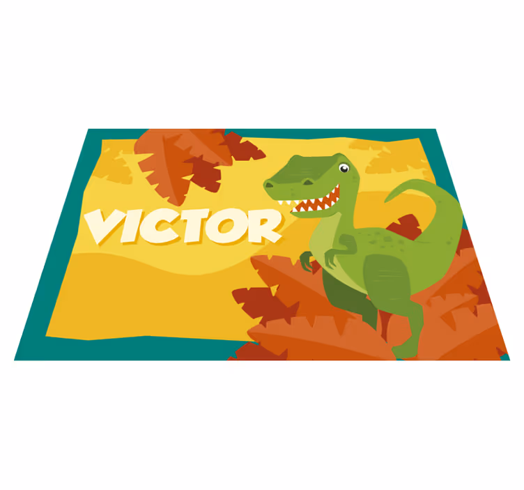 Dinosaurus vinyylimatto nimellä - Tenstickers