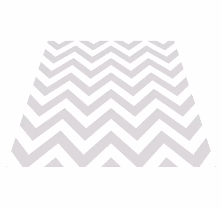 Chevronin siksakit vinyylimatto geometrinen - Tenstickers