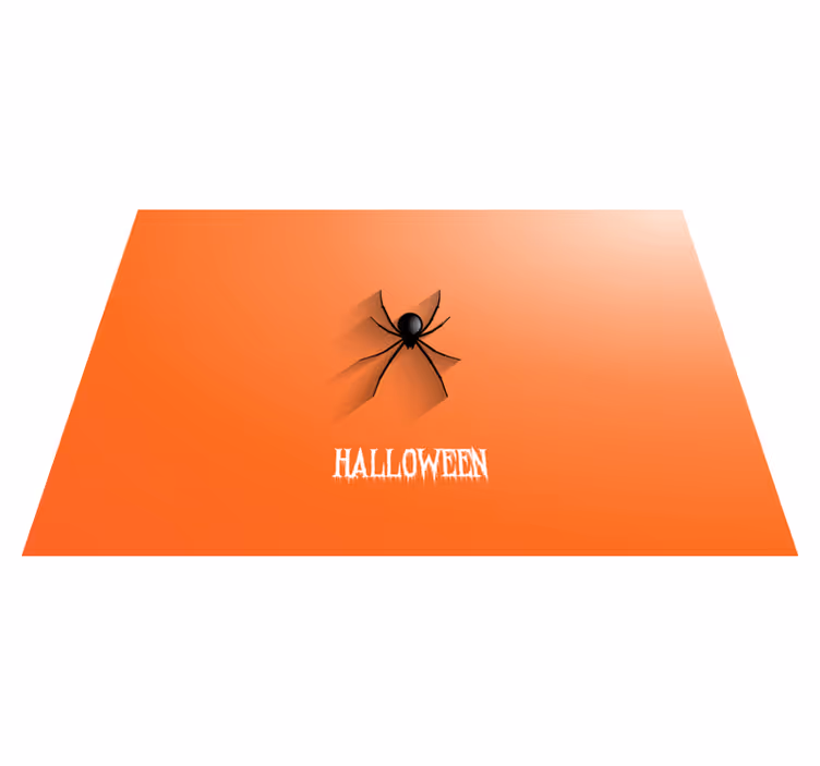 Hämähäkki halloween Käytävä vinyylimatto - Tenstickers