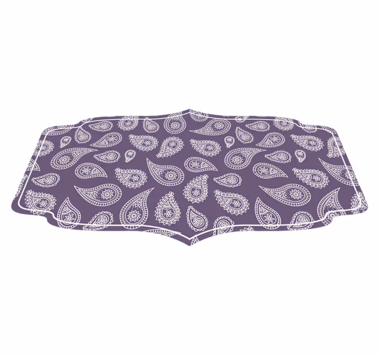 Paisley mandala-aihe vinyylimatto mandala - Tenstickers