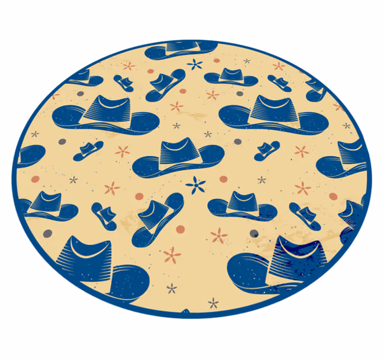 Pyöreä leikkipaikka Vauvan huoneen vinyylimatto - Tenstickers