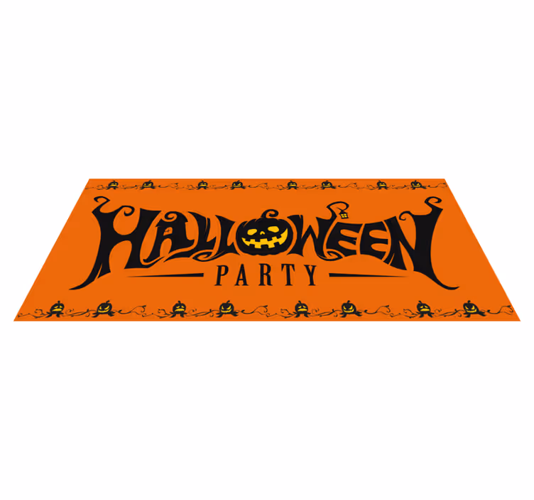 Hallowen-juhlat halloween vinyylimatto - Tenstickers