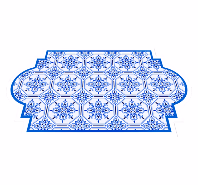 Lissabonin laatat tyyli laatta vinyylimatto - Tenstickers