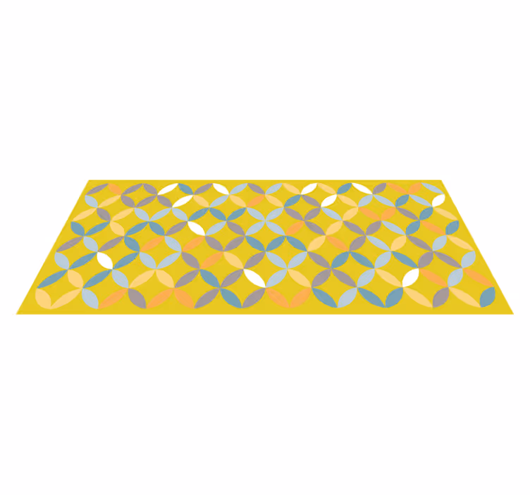 Abstrakti geometrinen koostumus vinyylimatto geometrinen - Tenstickers