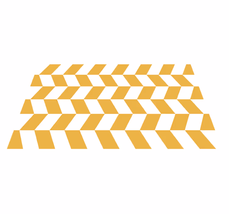 Geometrinen kalanruoto vinyylimatto raidallinen - Tenstickers