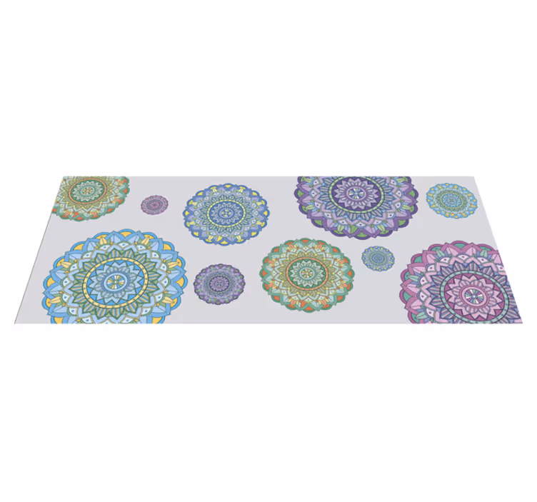 Mandala-yhtye vinyylimatto mandala - Tenstickers