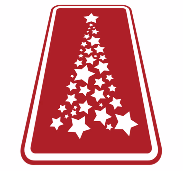 Tähtien kaskadi tähti vinyylimatto - Tenstickers