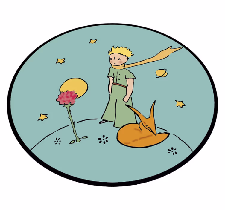 Satukirjan hahmo lastenhuone vinyylimatto - Tenstickers