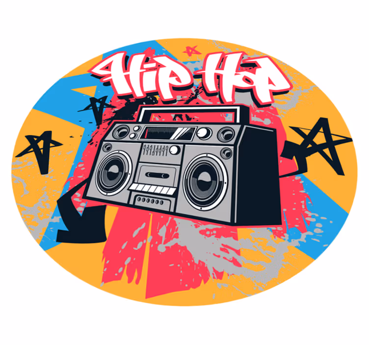 Hiphop-tanssija Vinyylimatto makuuhuoneeseen - Tenstickers