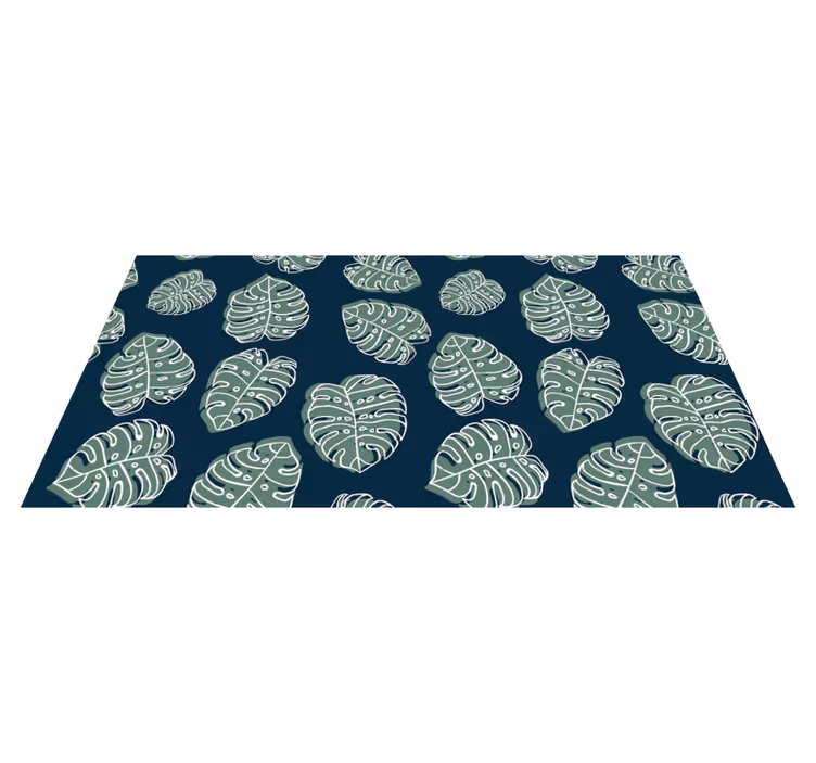Monstera lehtikuvio kukka vinyylimatto - Tenstickers