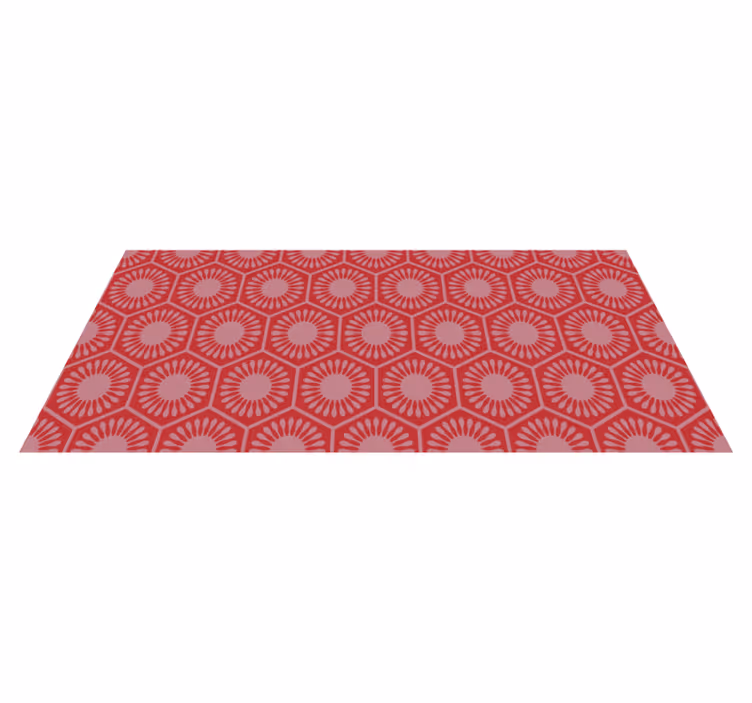 Pyöreä kuviokokonaisuus geometrinen vinyylimatto - Tenstickers
