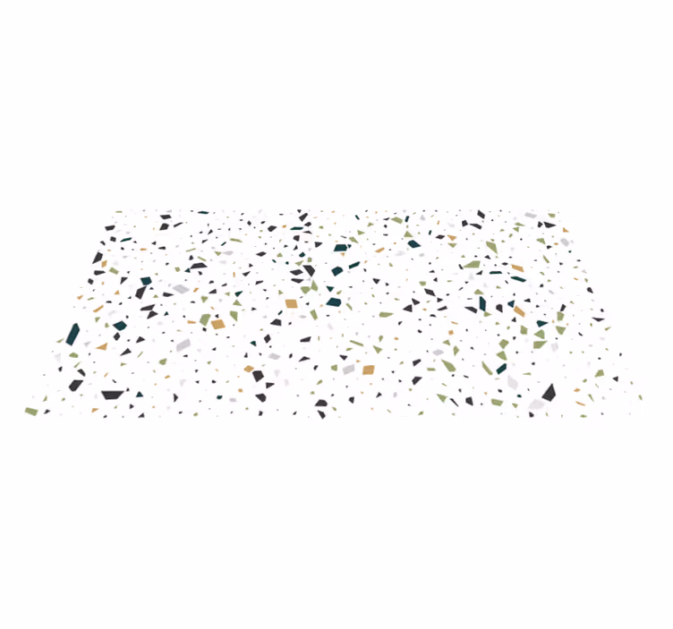 Terrazzo roiskeet vinyylimatto kylpyhuoneeseen - Tenstickers