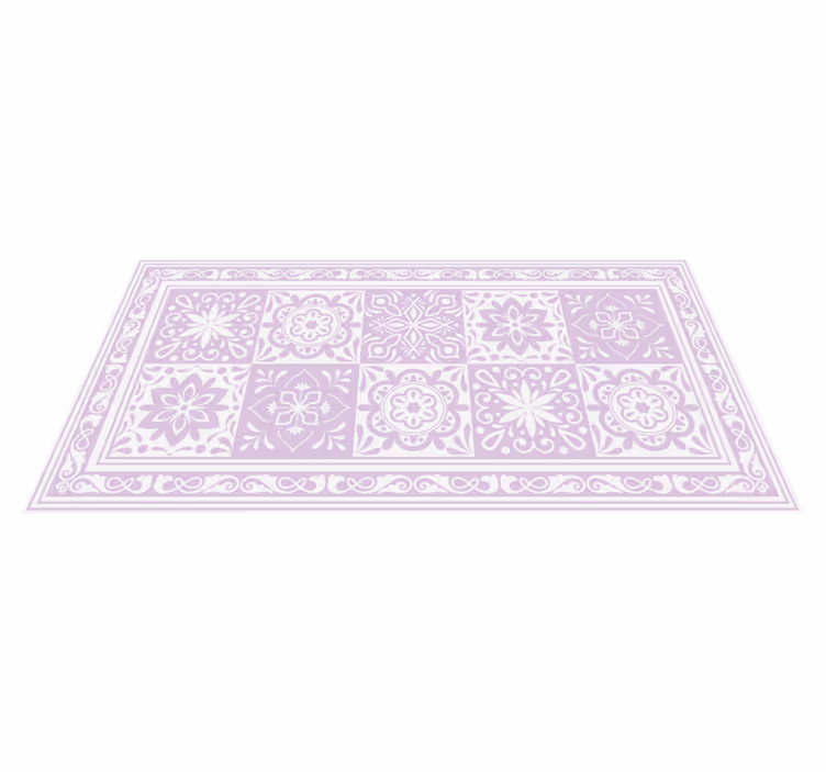 Mandalan eleganssi kylpyhuoneen vinyylimatto - Tenstickers