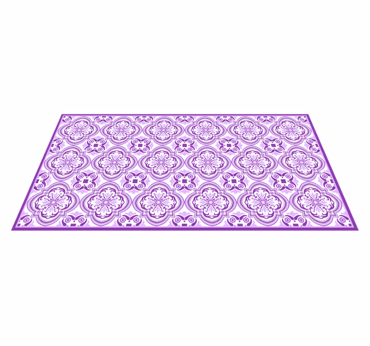 Violetti koriste vinyylimatto mosaiikki - Tenstickers