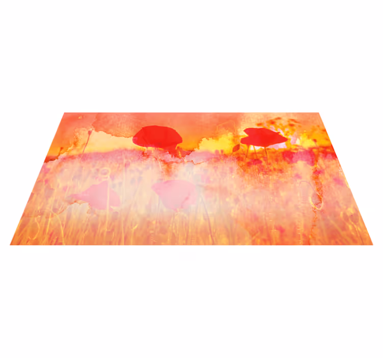 Abstrakti niitty luonto vinyylimatto - Tenstickers