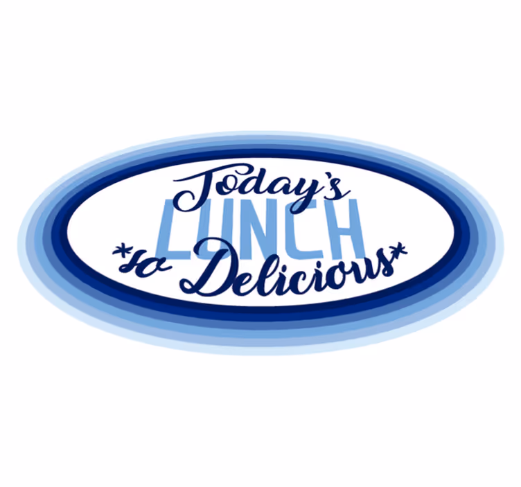 Lounas niin herkullista lauseke vinyylimatto - Tenstickers
