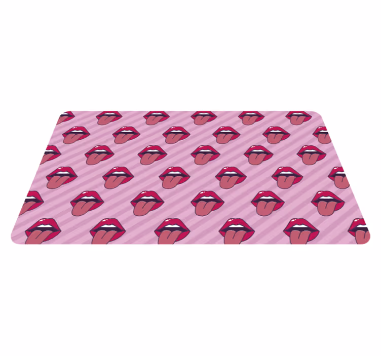 Suun kuvio Lisää vinyylimatto lapsille - Tenstickers