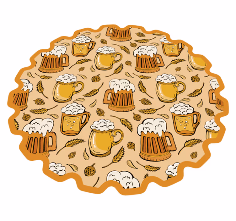 Olut moderni vinyylimatto - Tenstickers