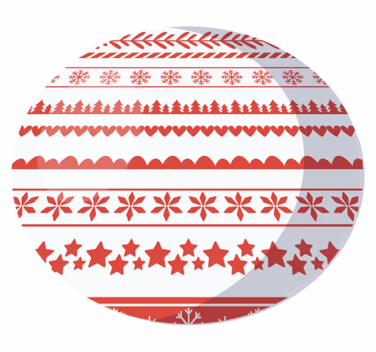 Vuodenajan juhla-aihe jouluinen vinyylimatto - Tenstickers