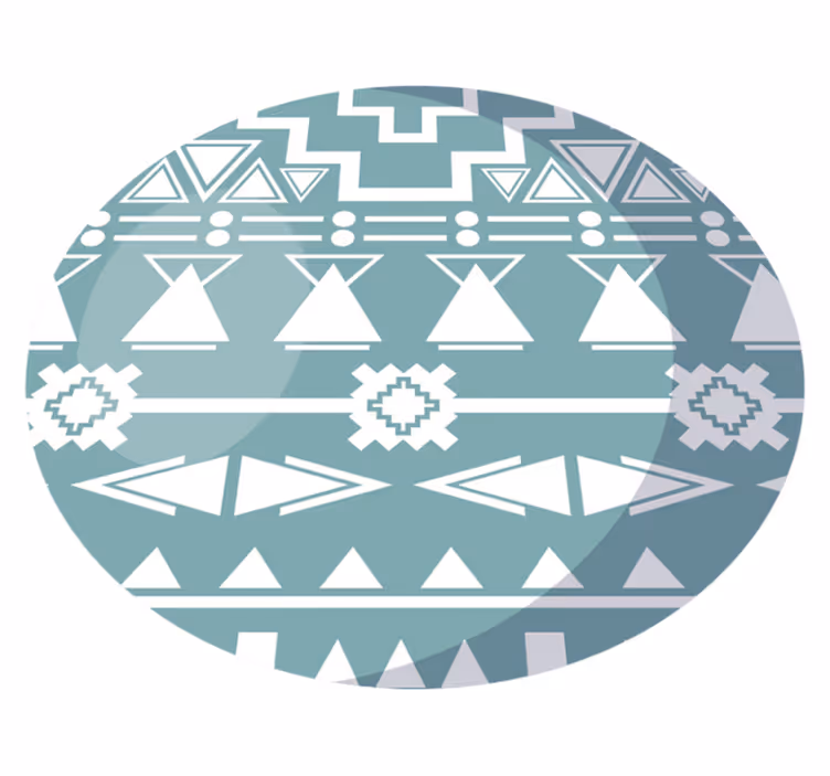 Heimojen geometria vinyylimatto geometrinen - Tenstickers