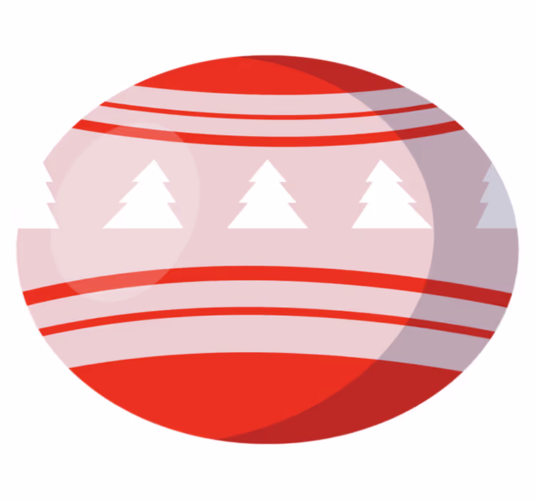 Juhlapuun aihe jouluinen vinyylimatto - Tenstickers