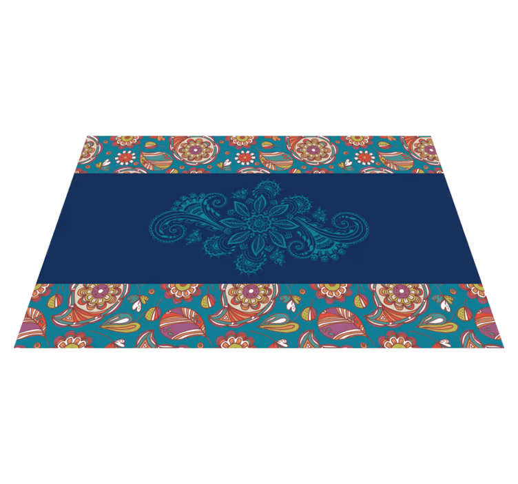 Mandala juoksija vinyylimatto mandala - Tenstickers
