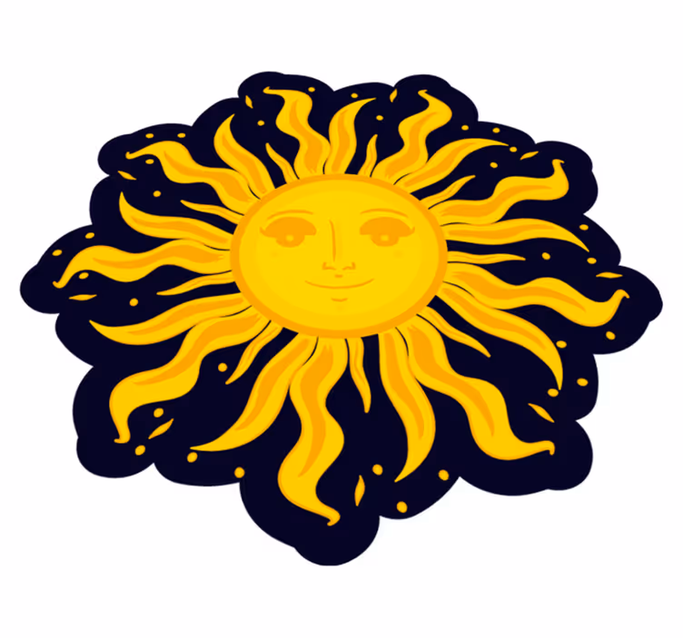 Aurinkoinen asenne luonto vinyylimatto - Tenstickers